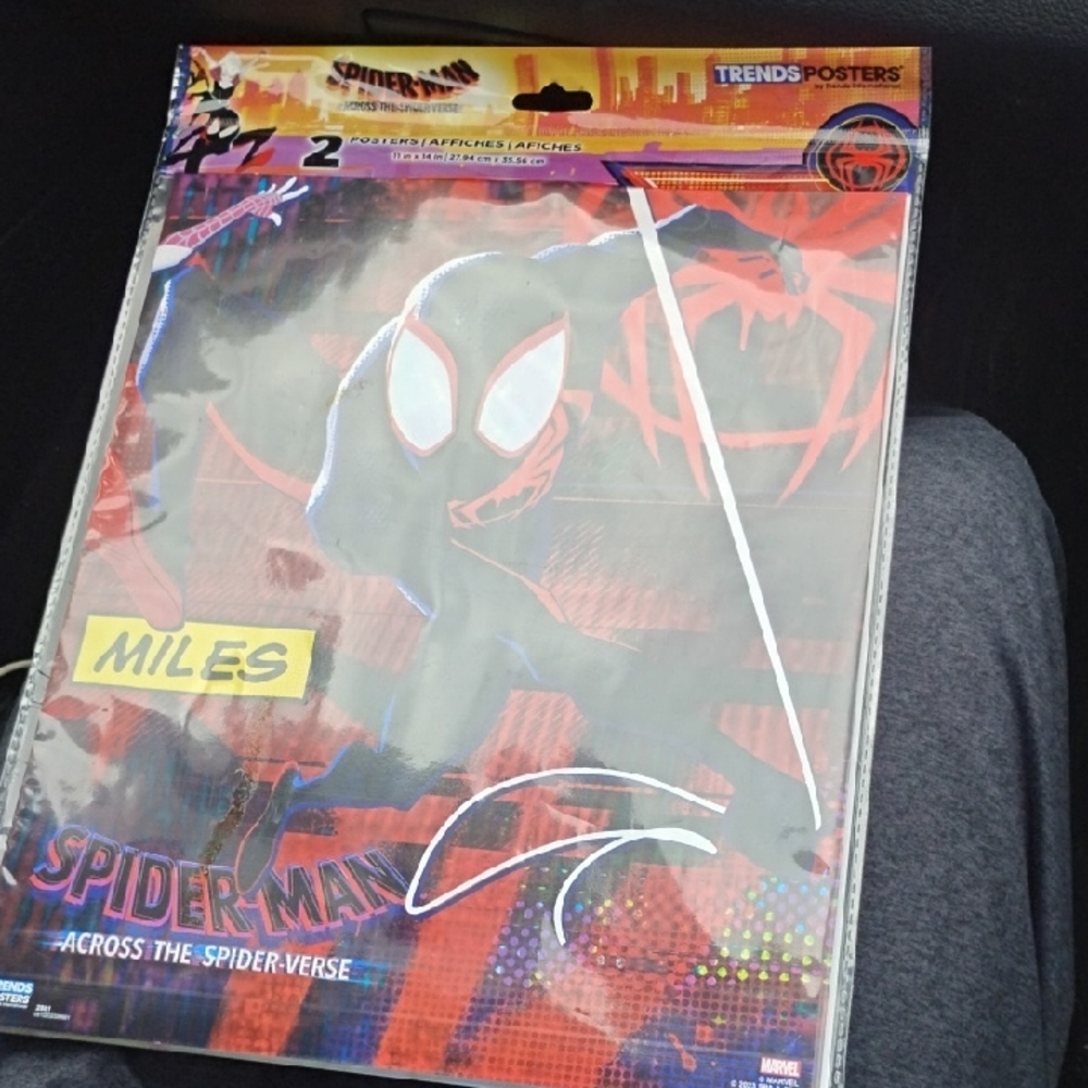 Spiderman Red and Black Poster Set